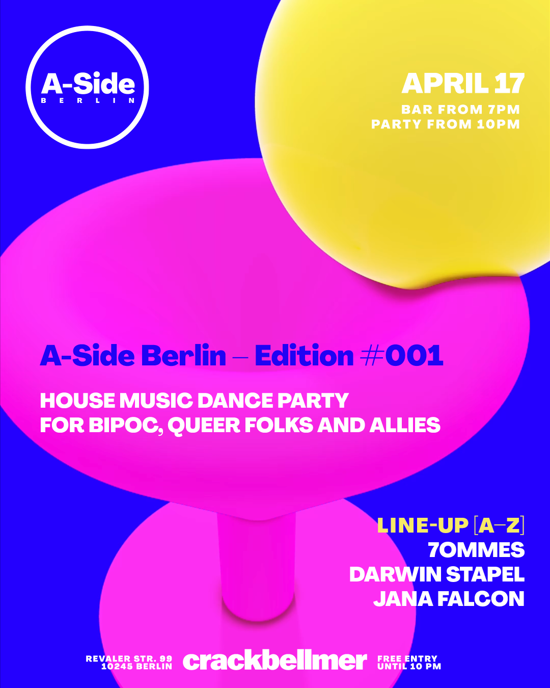 A-Side Berlin event artwork edition 1